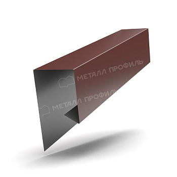 Планка завершающая сложная 30х25х3000 NormanMP (ПЭ-01-RR32-0.5), заказать, купить, стоимость, доставка, цена, москва