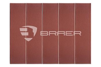 Облицовочный кирпич BRAER Бордо, гладкий, 1 НФ