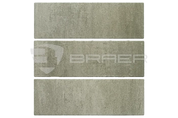 Тротуарная плитка BRAER Сити 600 х 200, Color Mix Ягель, 80 мм