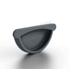 Заглушка желоба МЕТАЛЛ ПРОФИЛЬ Foramina Freeze D125 Grey