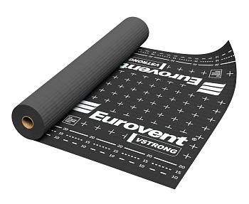 Диффузионная мембрана (ветрозащита) Eurovent VSTRONG 75м2/упак, заказать, купить, стоимость, доставка, цена, москва