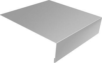 Планка лобовая/околооконная простая 190х50 Grand Line 0,45 Drap ТХ RAL 7047 телегрей 4 (3м), заказать, купить, стоимость, доставка, цена, москва