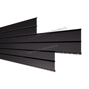 Софит перфор. Lбрус-XL-14х335 (VALORI-20-DarkGrey-0.5), заказать, купить, стоимость, доставка, цена, москва