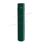 Труба водосточная МЕТАЛЛ ПРОФИЛЬ Foramina PUR D100х2000 Ral 6005