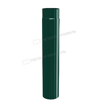 Труба водосточная МЕТАЛЛ ПРОФИЛЬ Foramina PUR D100х3000 Ral 6005 купить в Москве цена с доставкой в Фелиз Хаус