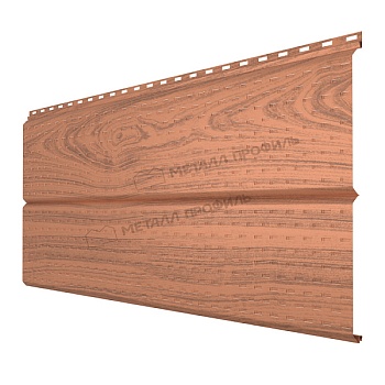 Софит МЕТАЛЛ ПРОФИЛЬ перфор. Lбрус-XL-14х335 (ECOSTEEL_T-01-Кедр-0.5), заказать, купить, стоимость, доставка, цена, москва