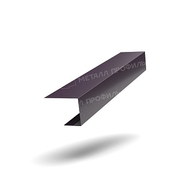 Планка завершающая FASTCLICK 50х38х3000 (VALORI-20-Violet-0.5), заказать, купить, стоимость, доставка, цена, москва