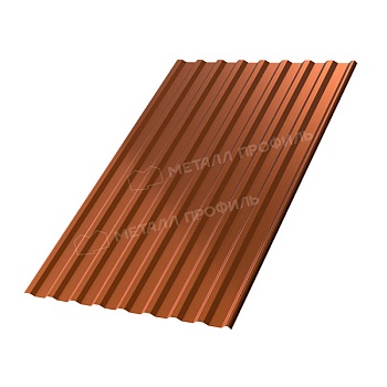 Профлист МЕТАЛЛ ПРОФИЛЬ МП-20x1100-R (AGNETA_Д-20-Copper-0,5), заказать, купить, стоимость, доставка, цена, москва