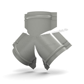 Y-образный тройник для круглого конька R110 NormanMP (ПЭ-01-9002-0.5), заказать, купить, стоимость, доставка, цена, москва