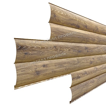 Сайдинг МЕТАЛЛ ПРОФИЛЬ Woodstock-Т-28х330 (ECOSTEEL_T-12-Дуб-0.45), заказать, купить, стоимость, доставка, цена, москва