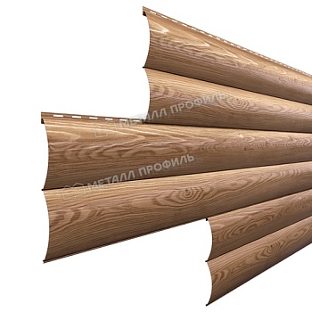 Сайдинг МЕТАЛЛ ПРОФИЛЬ Woodstock-Н-28х330 (ECOSTEEL_T-01-Кедр-0.5), заказать, купить, стоимость, доставка, цена, москва