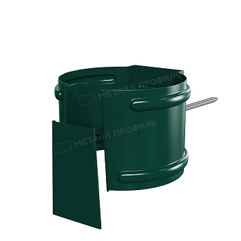 Держатель трубы (на кирпич) МЕТАЛЛ ПРОФИЛЬ Foramina PUR D100 Ral 6005 купить в Москве цена с доставкой в Фелиз Хаус