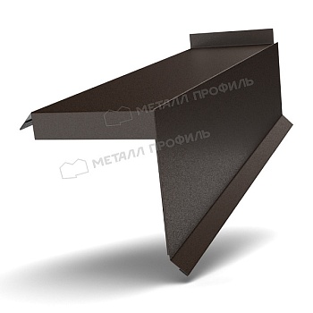 Планка сегментная торцевая правая 350 мм (VALORI-20-DarkBrown-0.5), заказать, купить, стоимость, доставка, цена, москва