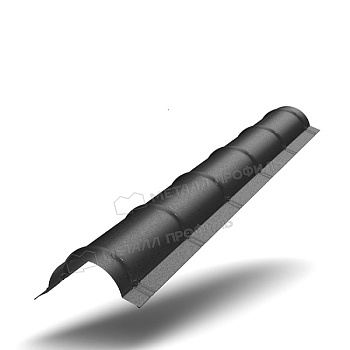 Планка конька круглого R110х2000 (VikingMP E-20-9005-0.5), заказать, купить, стоимость, доставка, цена, москва