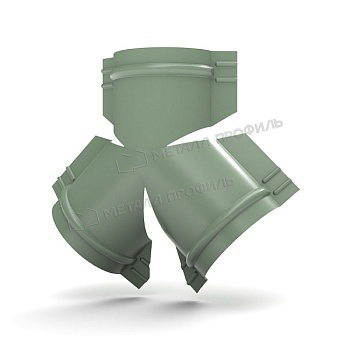 Y-образный тройник для круглого конька R110 NormanMP (ПЭ-01-6019-0.5), заказать, купить, стоимость, доставка, цена, москва