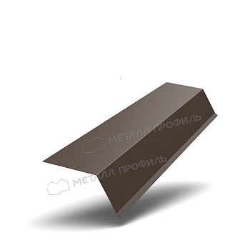 Планка капельник 79х55х2000 (VALORI-20-DarkBrown-0.5), заказать, купить, стоимость, доставка, цена, москва