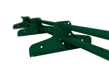 Снегозадержатель Стандарт Т4 d 40х20 RAL 6005 (3м), заказать, купить, стоимость, доставка, цена, москва
