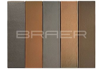 Облицовочный кирпич BRAER кладка Глосса, гладкий, 1 НФ