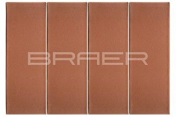 Облицовочный кирпич BRAER Красный, гладкий, 1,4 НФ