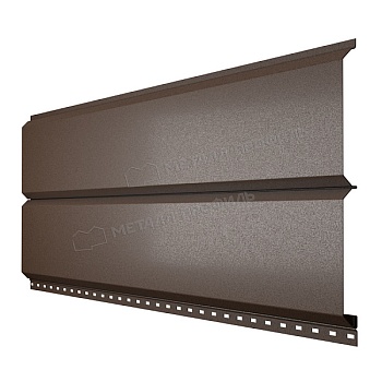 Сайдинг МЕТАЛЛ ПРОФИЛЬ Lбрус-15х240 (VALORI-20-DarkBrown-0.5), заказать, купить, стоимость, доставка, цена, москва