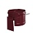 Держатель трубы (на кирпич) МЕТАЛЛ ПРОФИЛЬ Foramina PUR D100 Ral 3005