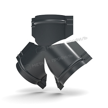 Y-образный тройник для круглого конька R110 NormanMP (ПЭ-01-7016-0.5), заказать, купить, стоимость, доставка, цена, москва